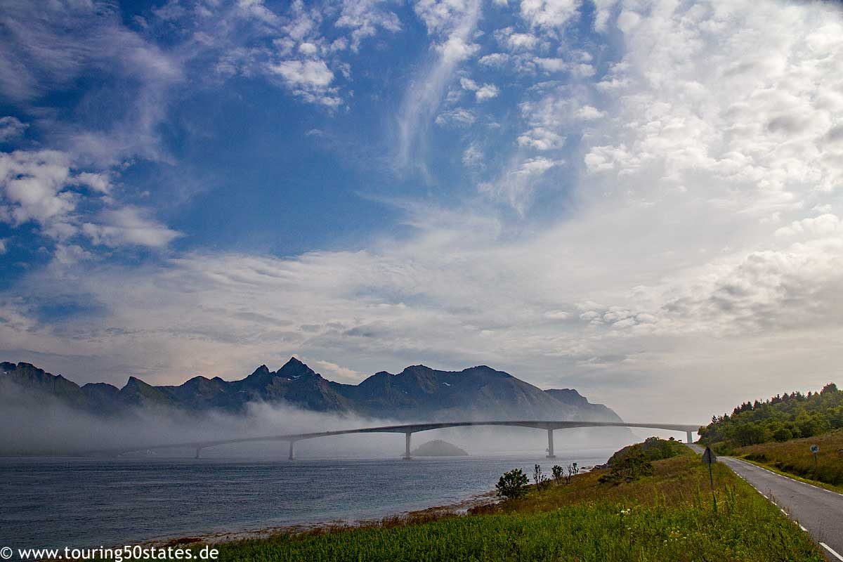 Gimsøytraumen - Brücke zur Insel Gimsœy