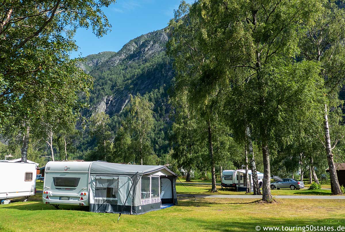 Mjelva Camping in der Nähe von Andalsnes
